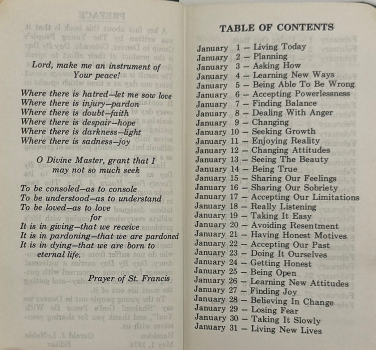 Day by Day - Daily Meditations from 1974