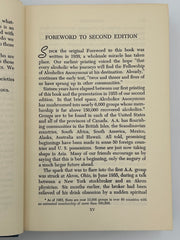 Alcoholics Anonymous Second Edition 6th Printing from 1963 - ODJ Recovery Collectibles