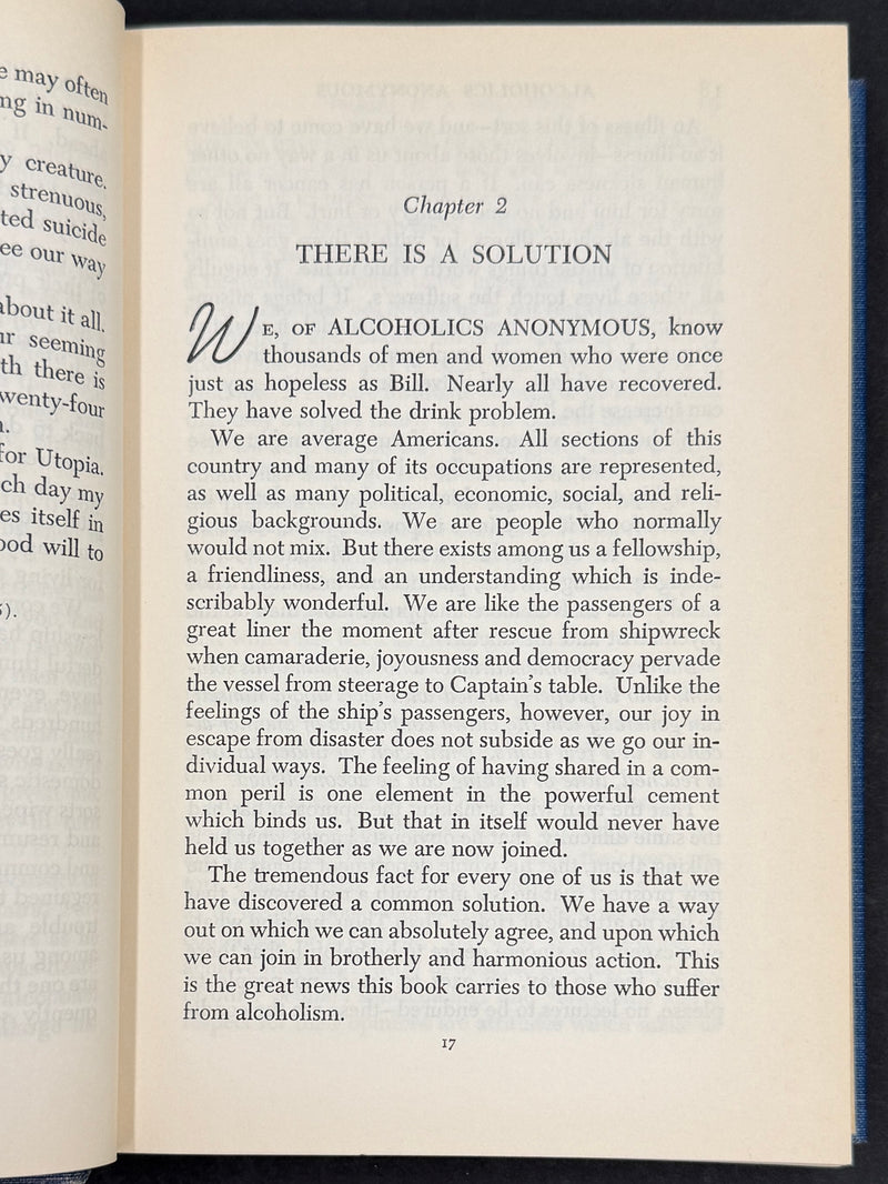 Alcoholics Anonymous Big Book — Second Edition, First Printing, First Issue — 1955