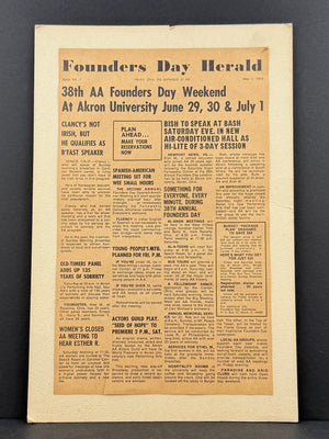 Founders Day Herald — Issue No. 1 — May 1, 1973