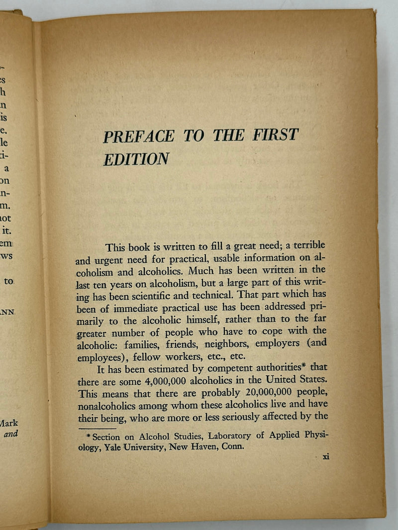 Marty Mann’s New Primer on Alcoholism - First Printing from 1958