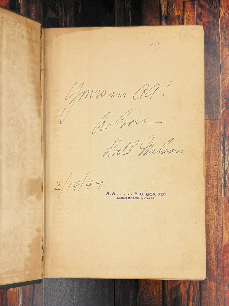 The Co-Founders Collection — Ten Signed First Edition Alcoholics Anonymous Big Books, 1941–1954
