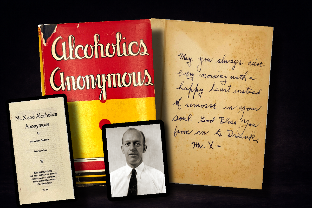 Alcoholics Anonymous First Edition 12th Printing Signed by Ruth