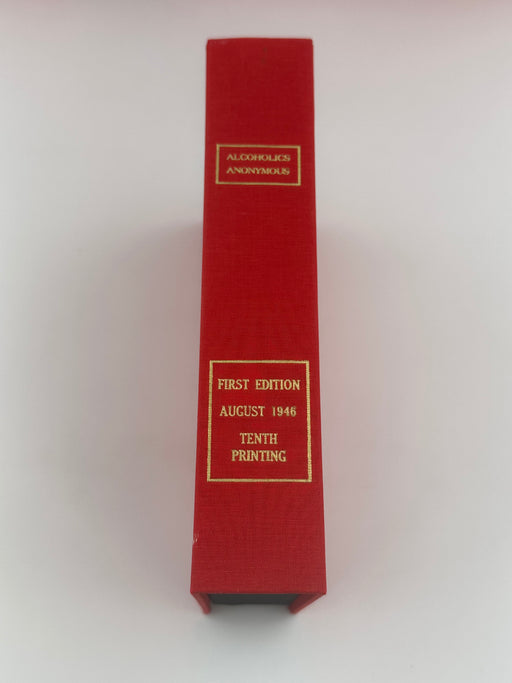 Alcoholics Anonymous First Edition 10th Printing Custom Clamshell Box Recovery Collectibles