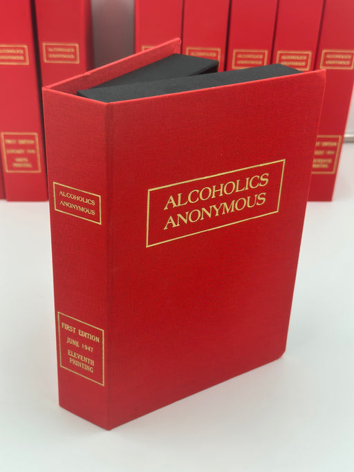 Alcoholics Anonymous First Edition 11th Printing Custom Clamshell Box Recovery Collectibles