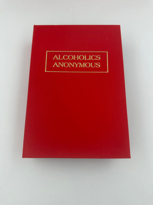 Copy of Alcoholics Anonymous First Edition 12th Printing Custom Clamshell Box Recovery Collectibles