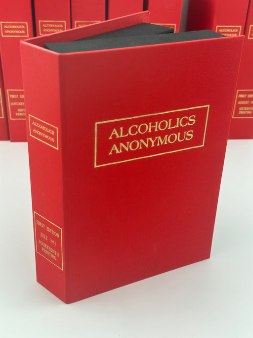 Alcoholics Anonymous First Edition 14th Printing Custom Clamshell Box Recovery Collectibles