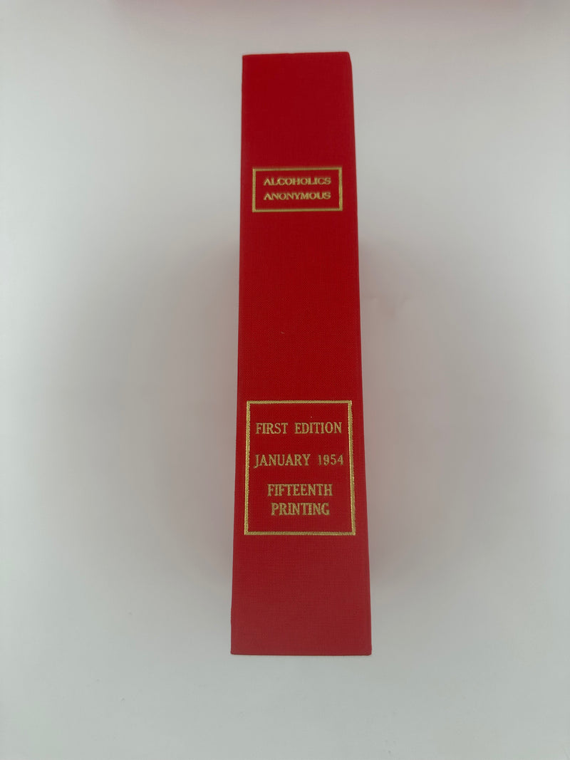 Alcoholics Anonymous First Edition 15th Printing Custom Clamshell Box Recovery Collectibles