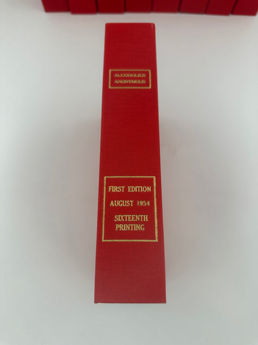 Alcoholics Anonymous First Edition 16th Printing Custom Clamshell Box Recovery Collectibles
