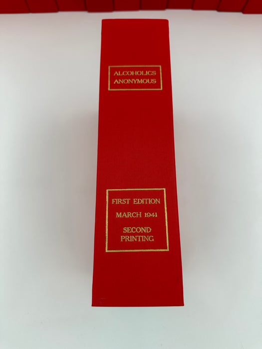 Alcoholics Anonymous First Edition 2nd Printing Custom Clamshell Box Recovery Collectibles