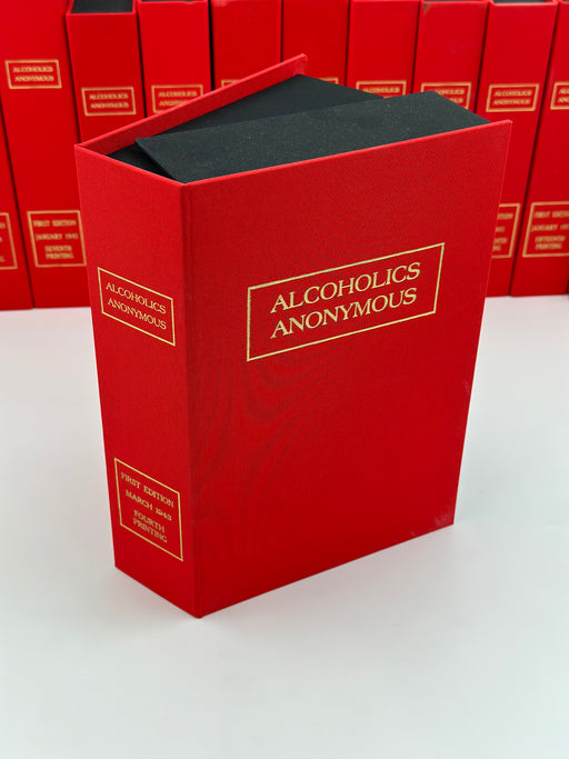 Alcoholics Anonymous First Edition 4th Printing Custom Clamshell Box Recovery Collectibles