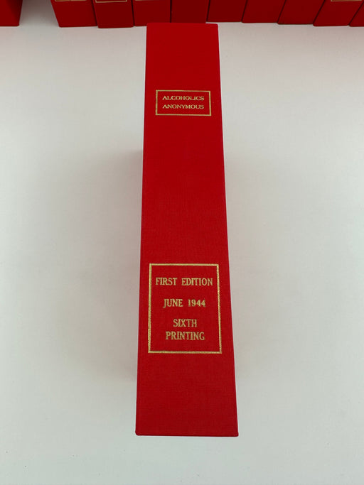 Alcoholics Anonymous First Edition 6th Printing Custom Clamshell Box Recovery Collectibles