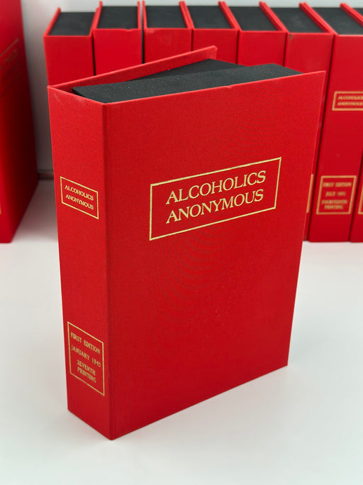 Alcoholics Anonymous First Edition 7th Printing Custom Clamshell Box Recovery Collectibles