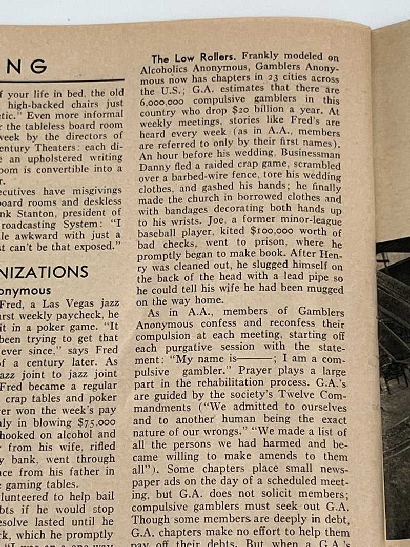 The Jim Willis & Early Gamblers Anonymous Archive