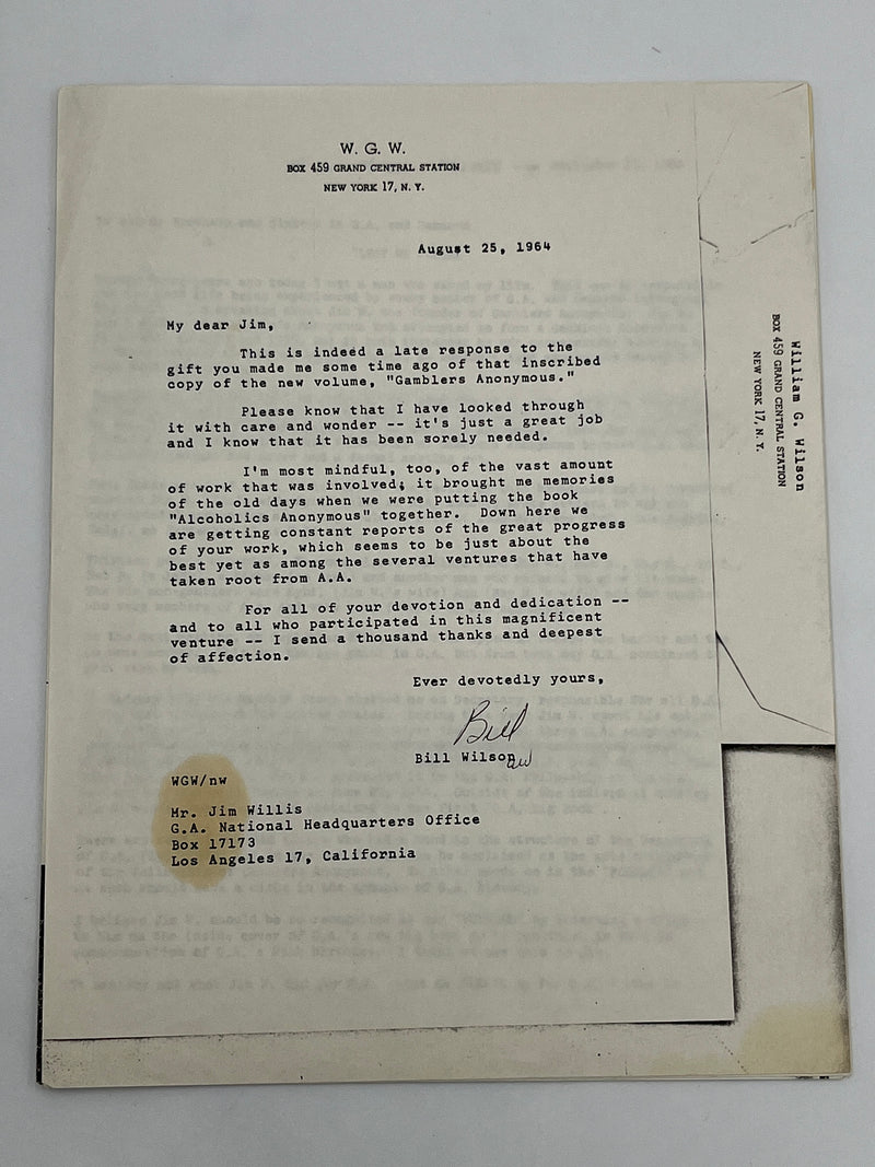 The Jim Willis & Early Gamblers Anonymous Archive