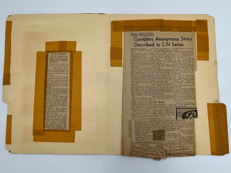 The Jim Willis & Early Gamblers Anonymous Archive