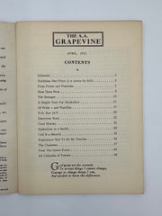 Copy of AA Grapevine - Tradition One by Bill - April 1952 Recovery Collectibles