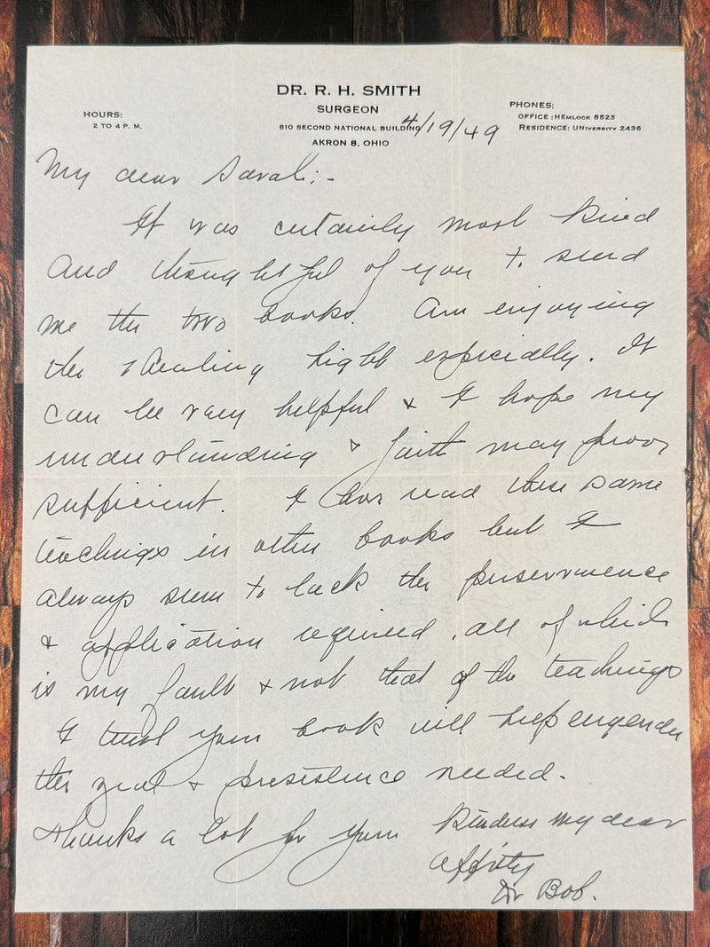 In Their Own Hands | Original Letters from Bill Wilson, Dr. Bob Smith, Jim Burwell & Hank Parkhurst