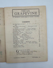 AA Grapevine September 1955 - The Pink Cloud and Afternoon by Harry Tiebout Recovery Collectibles