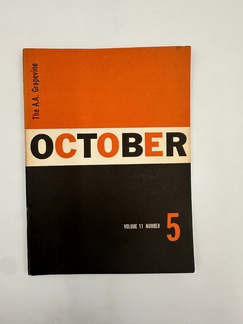 Copy of AA Grapevine - October 1954 Recovery Collectibles