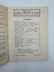 Copy of AA Grapevine - October 1954 Recovery Collectibles