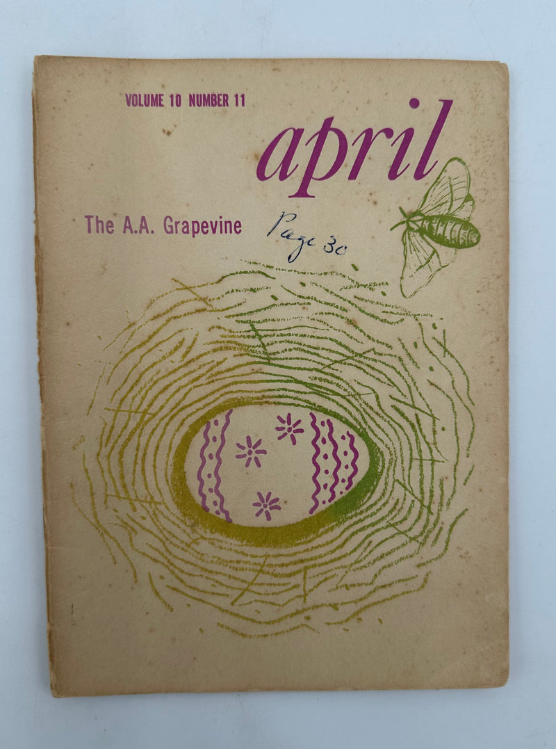 AA Grapevine - April 1954 Recovery Collectibles
