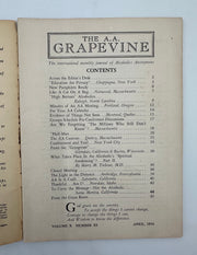 AA Grapevine - April 1954 Recovery Collectibles
