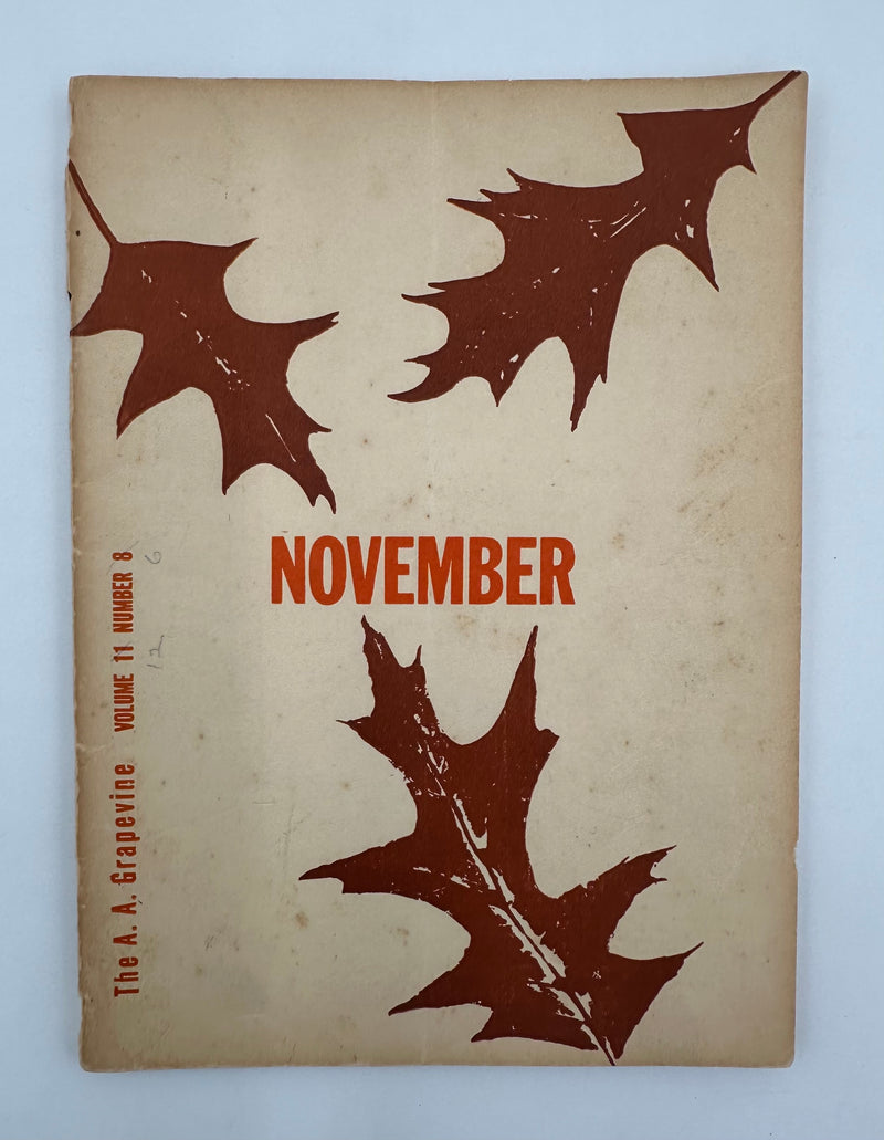AA Grapevine from November 1955 Recovery Collectibles