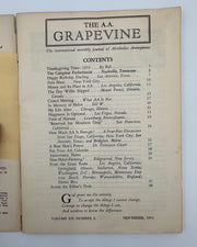 AA Grapevine from November 1955 Recovery Collectibles