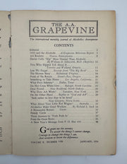 AA Grapevine - January 1954 Recovery Collectibles