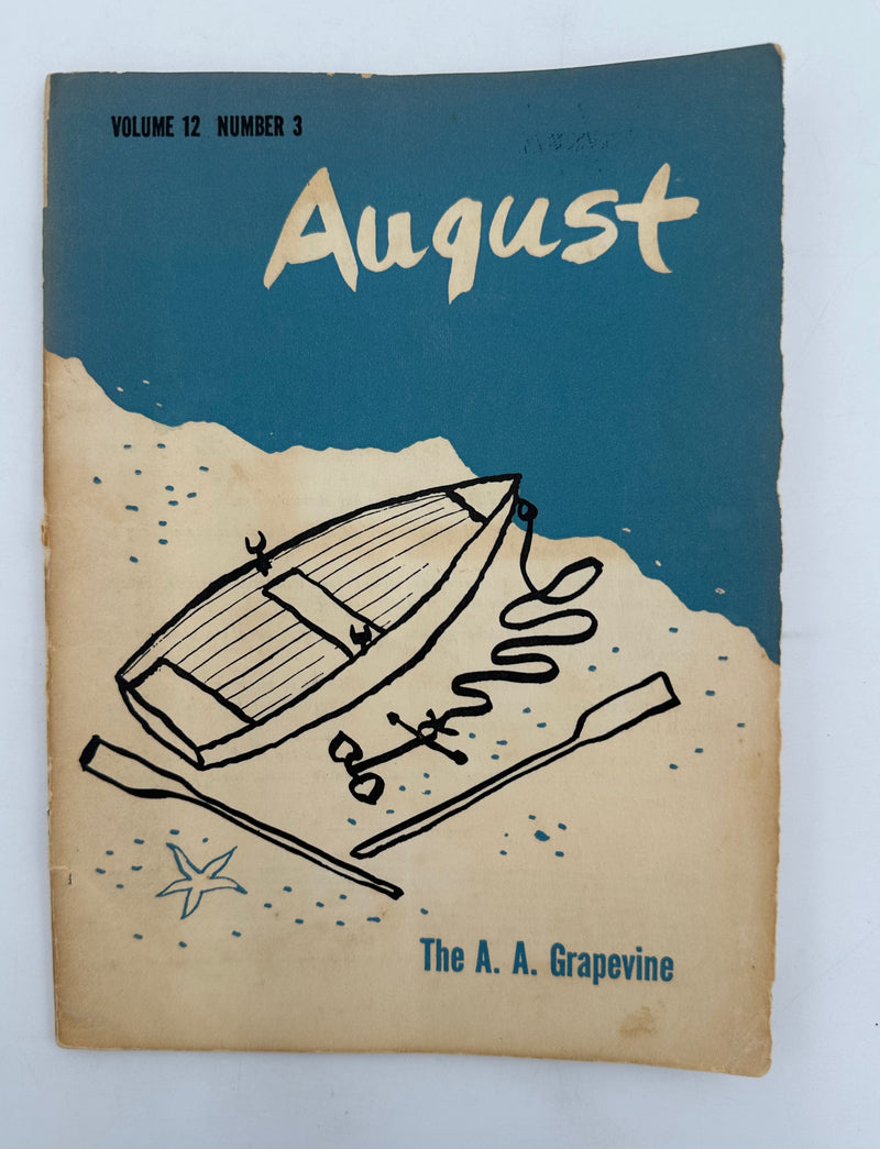 Copy of AA Grapevine - Convention Highlights - August 1955 Recovery Collectibles