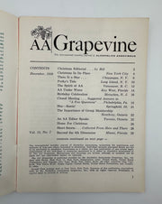 Copy of AA Grapevine December 1958 - Christmas Editorial by Bill Alabama