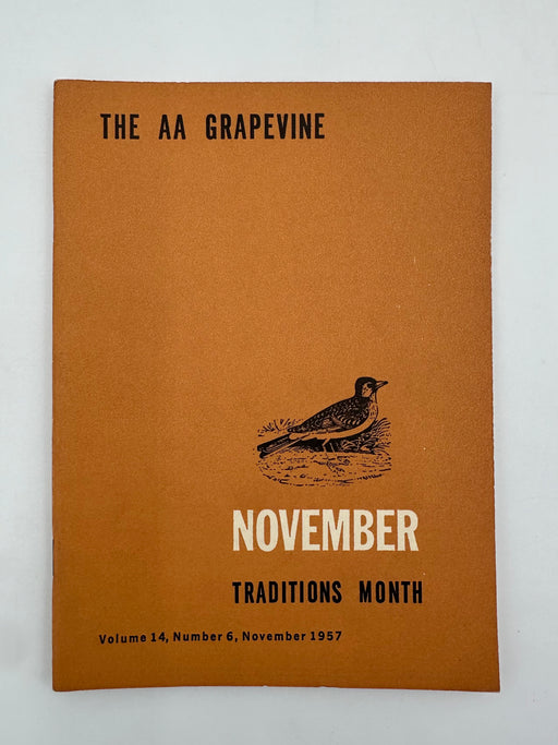AA Grapevine - Traditions Month - November 1957 Recovery Collectibles