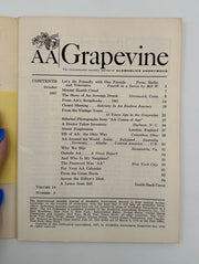 AA Grapevine - AA Comes of Age - October 1957 Recovery Collectibles