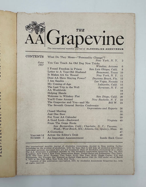 Copy of AA Grapevine June 1957 Alabama