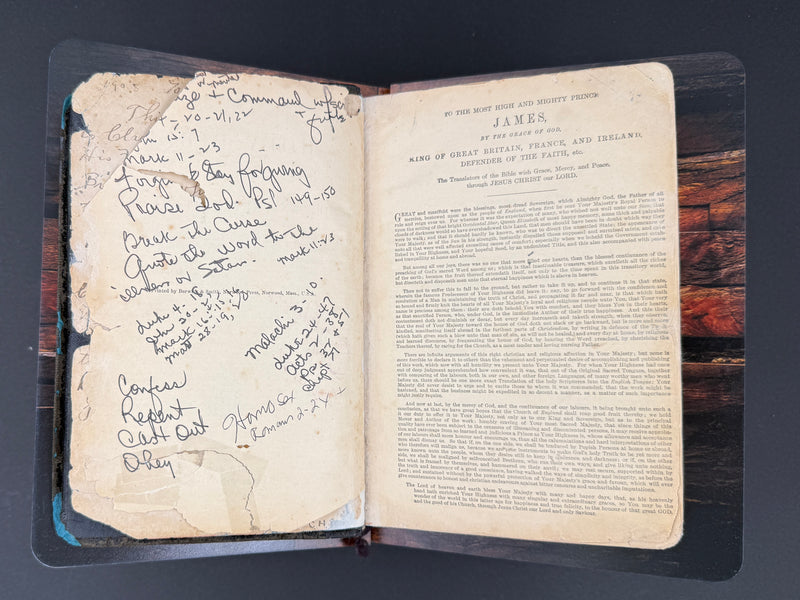 Clarence Snyder’s Personal Bible | Historic Early AA Artifact