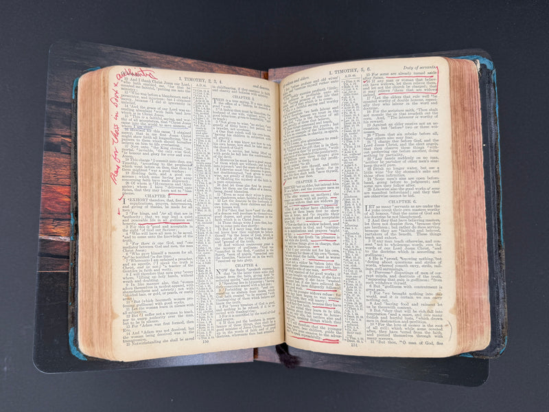 Clarence Snyder’s Personal Bible | Historic Early AA Artifact