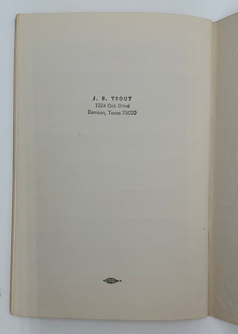 Copy of The Golden Book of Principles by Father John Doe(Ralph Pfau) - 1st Printing West Coast Collection