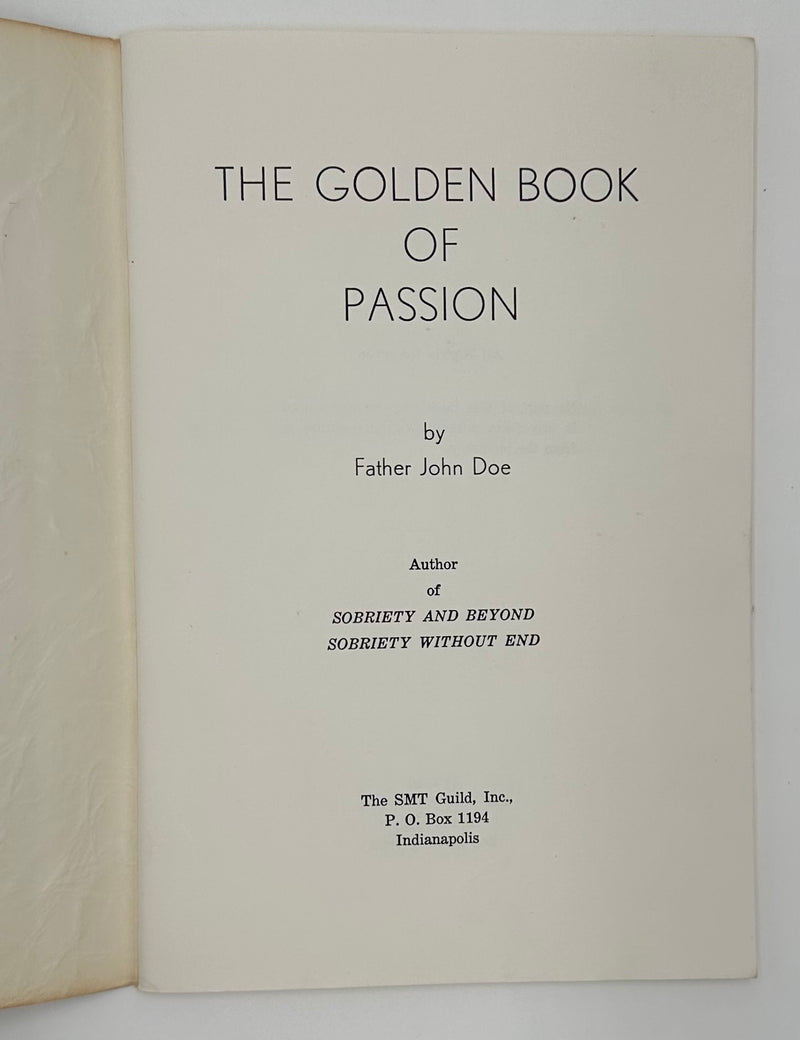 Copy of The Golden Book of Principles by Father John Doe(Ralph Pfau) - 1st Printing West Coast Collection