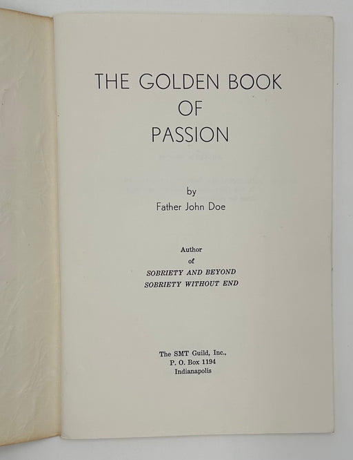 Copy of The Golden Book of Principles by Father John Doe(Ralph Pfau) - 1st Printing West Coast Collection