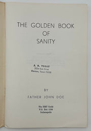 Copy of The Golden Book of Principles by Father John Doe(Ralph Pfau) - 1st Printing West Coast Collection