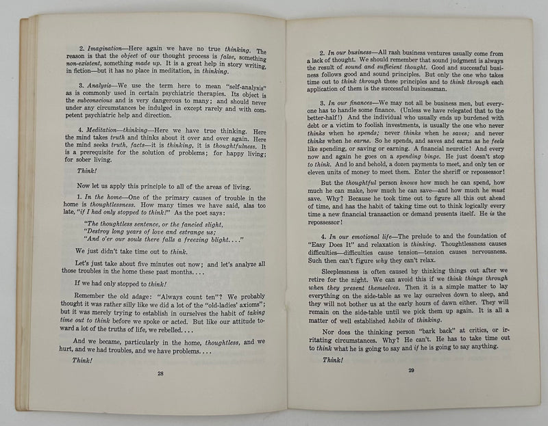 Copy of The Golden Book of Principles by Father John Doe(Ralph Pfau) - 1st Printing West Coast Collection
