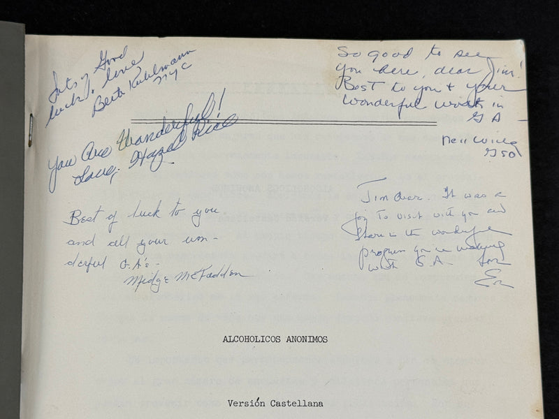 The Jim Willis & Early Gamblers Anonymous Archive
