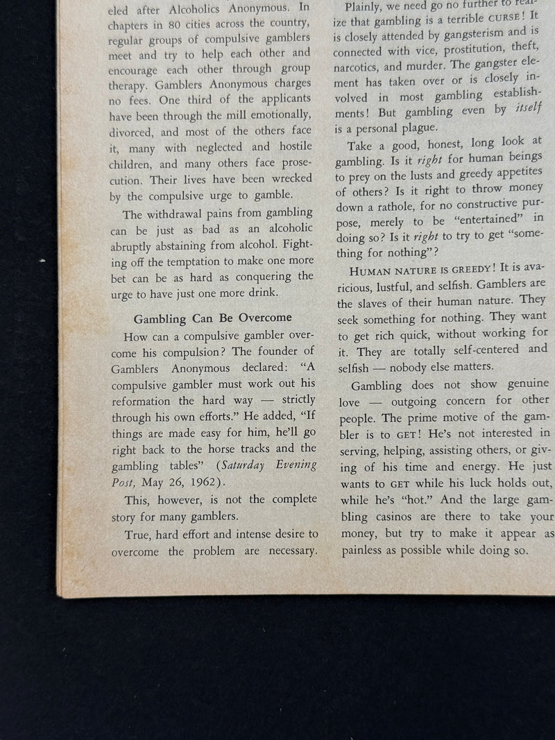 The Jim Willis & Early Gamblers Anonymous Archive