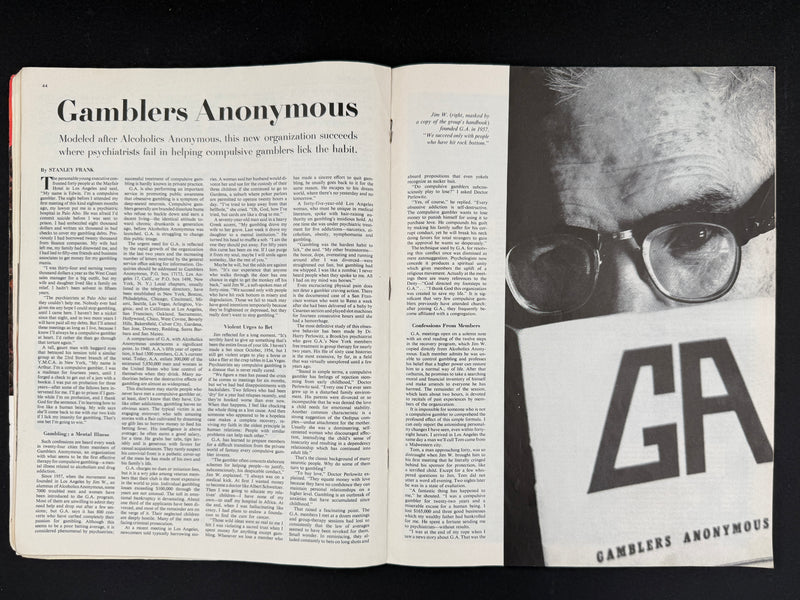 The Jim Willis & Early Gamblers Anonymous Archive