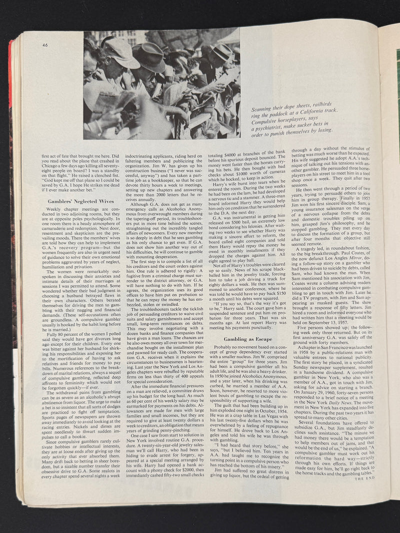 The Jim Willis & Early Gamblers Anonymous Archive