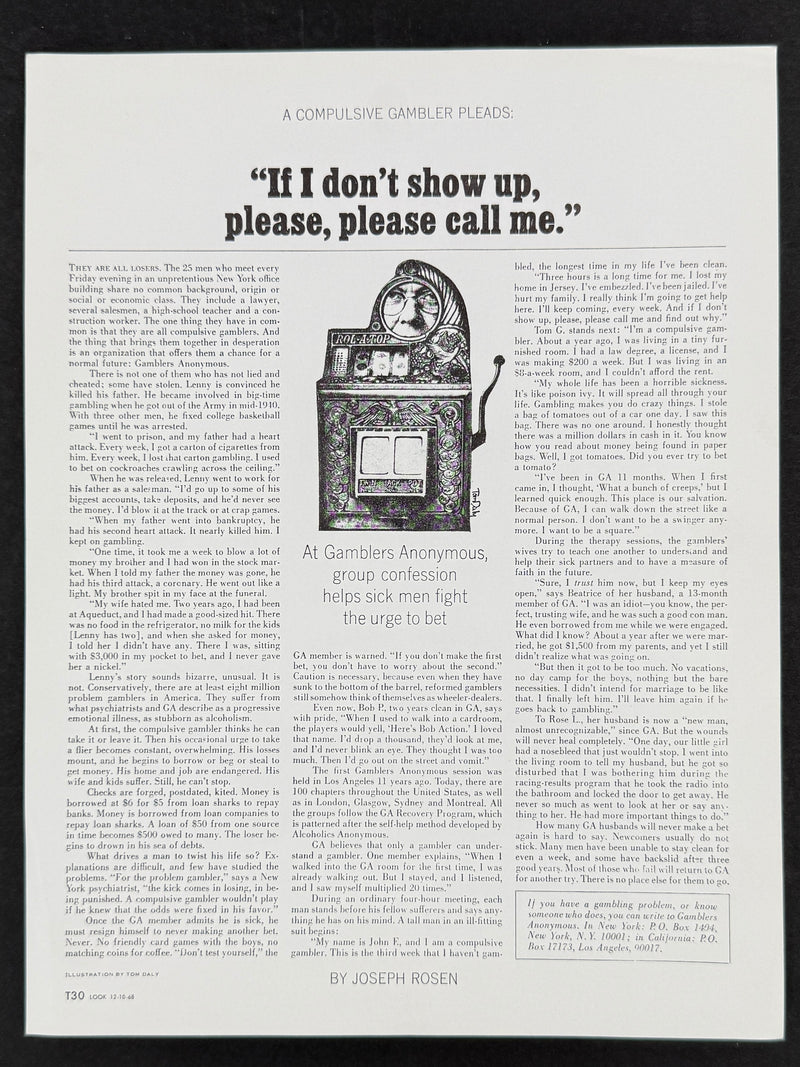 The Jim Willis & Early Gamblers Anonymous Archive