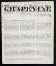 January 1945 A.A. Grapevine Vol. I No. 8 featuring Bill Cunningham, Charles Jackson, Marty Mann, and early Alcoholics Anonymous history