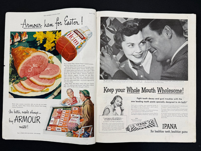 April 1, 1950 Saturday Evening Post featuring Jack Alexander’s Alcoholics Anonymous article “The Drunkard’s Best Friend”