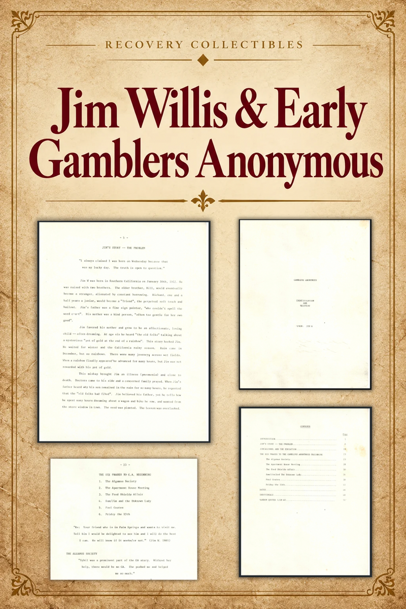 The Jim Willis & Early Gamblers Anonymous Archive